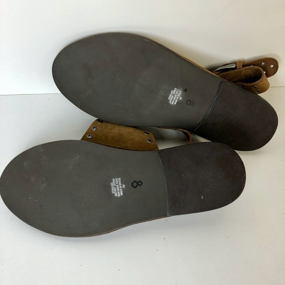 Matisse Wrap Boho Rivet Sandals Toe Strap Sz 8 - Picture 4 of 5